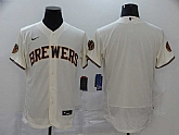 Brewers Blank Cream Nike 2020 Flexbase Jersey,baseball caps,new era cap wholesale,wholesale hats